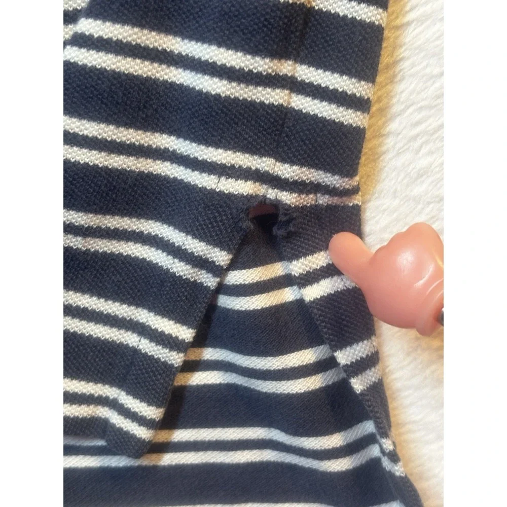 Polo Ralph Lauren‎ Polo Men's Medium Short Sleeve Blue Pony Striped VTG